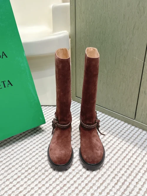 Bottega Veneta Leather Riding Boots