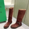 Bottega Veneta Leather Riding Boots