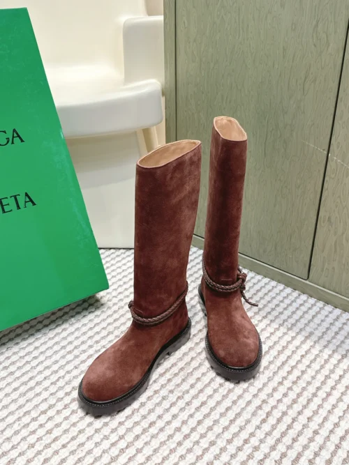 Bottega Veneta Leather Riding Boots