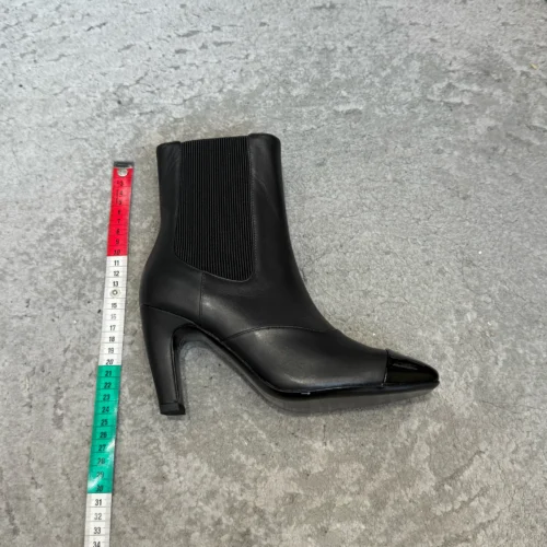 Chanel Leather Chelsea Boots
