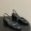Chanel Slingback Heeled Sandals
