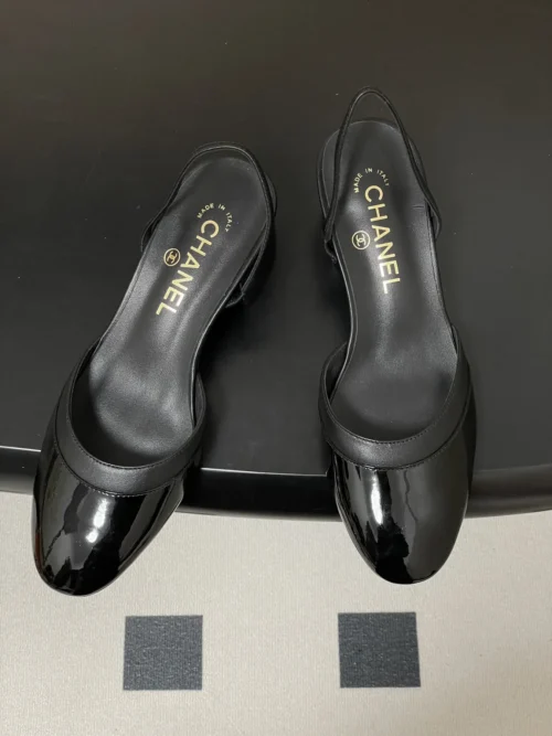 Chanel Slingback Heeled Sandals