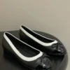 Chanel Buckle Bow-Detail Ballet Flats