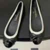 Chanel Buckle Bow-Detail Ballet Flats