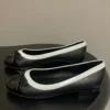 Chanel Buckle Bow-Detail Ballet Flats