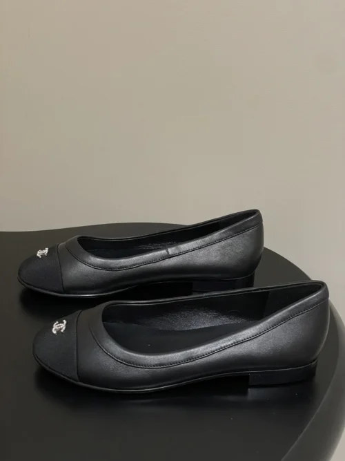 Chanel Buckle Bow-Detail Ballet Flats