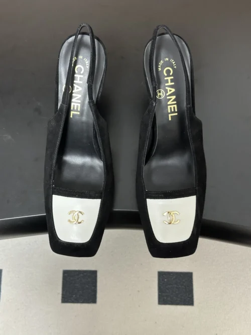 Chanel Slingback Heeled Sandals