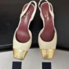 Chanel Slingback Heeled Sandals