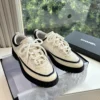 Chanel Suede Platform Sneakers