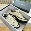 Chanel Suede Platform Sneakers