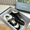 Chanel Suede Platform Sneakers