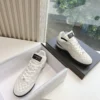Chanel Suede Platform Sneakers