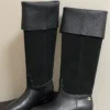Chanel Suede Riding Boots