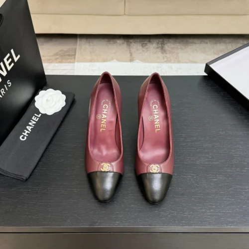 Chanel Lambskin Slingback Heeled Sandals
