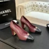 Chanel Lambskin Slingback Heeled Sandals