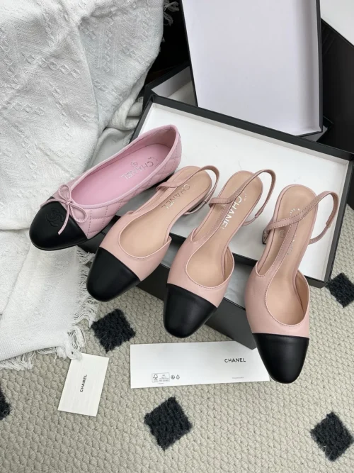 Chanel Slingback Ballet Flats