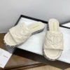 Chanel Lambskin Slides
