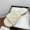 Chanel Lambskin Slides