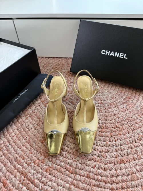 Chanel Square-Toe Pumps