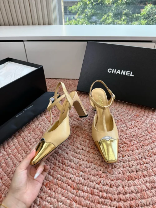 Chanel Square-Toe Pumps