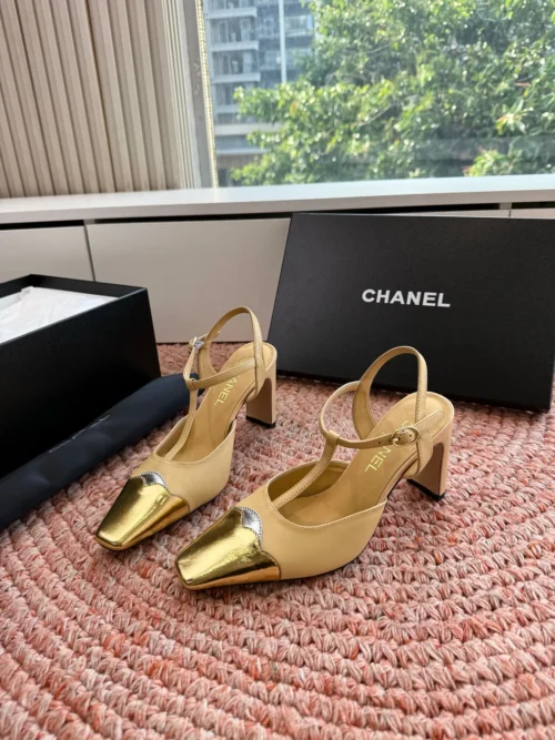 Chanel Square-Toe Pumps