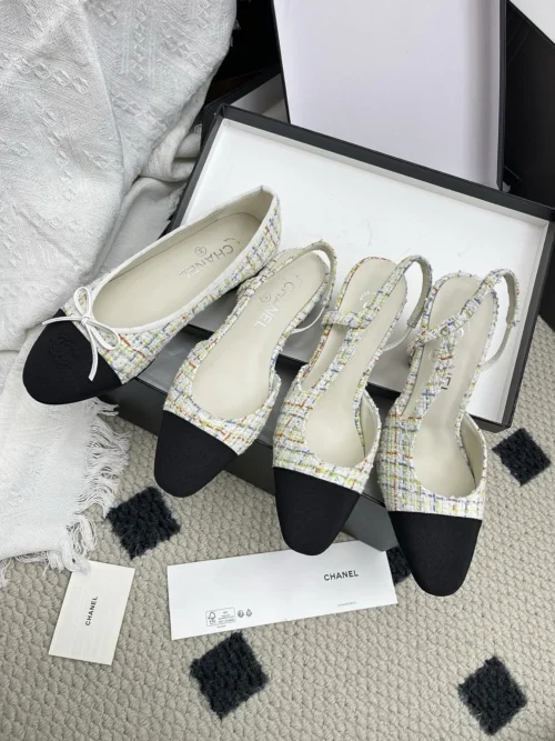 Chanel Slingback Ballet Flats