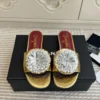 Chanel Lambskin Slides