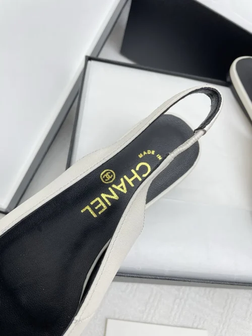 Chanel Lambskin Pointed-Toe Sandals