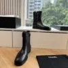 Chanel Leather Riding Boots