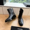 Chanel Leather Riding Boots