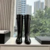 Chanel Leather Riding Boots