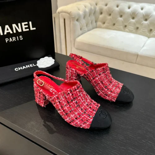 Chanel Platform Heeled Sandals