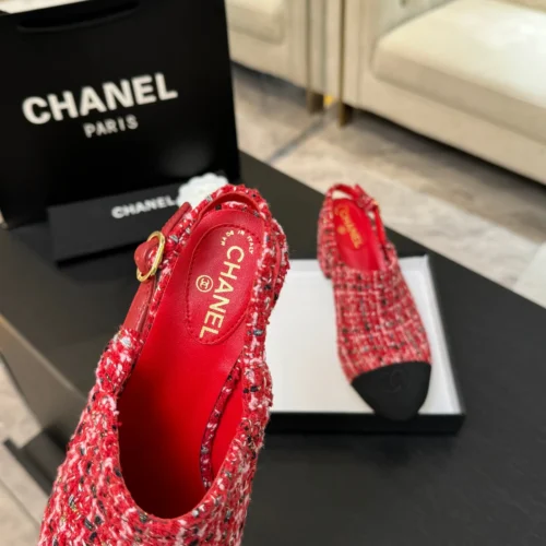 Chanel Platform Heeled Sandals