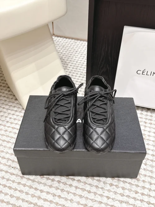 Chanel Lambskin Sneakers