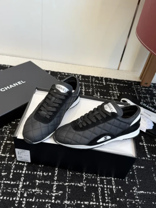 Chanel Lambskin Trainers