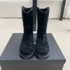 Chanel Leather Riding Boots
