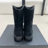 Chanel Leather Riding Boots