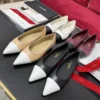 Chanel Pointed-Toe Ballet Flats
