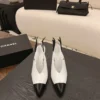 Chanel Pointed-Toe Slingback Pumps