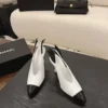 Chanel Pointed-Toe Slingback Pumps