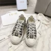 Dior Walk'n'Dior Canvas Platform Canvas Sneakers