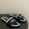 Dior Denim Slides