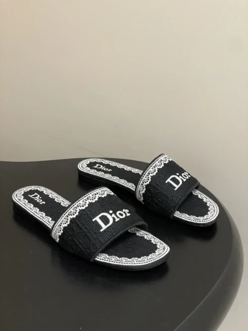 Dior Denim Slides