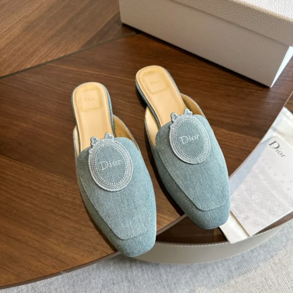 Dior Bow-Detail Mules