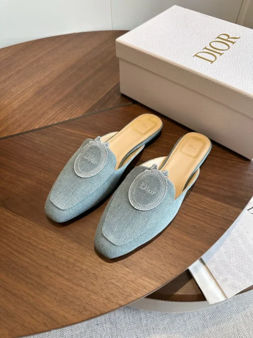 Dior Bow-Detail Mules
