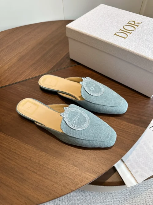 Dior Bow-Detail Mules