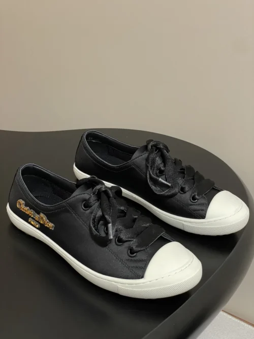 Dior Suede Lace-Up Sneakers