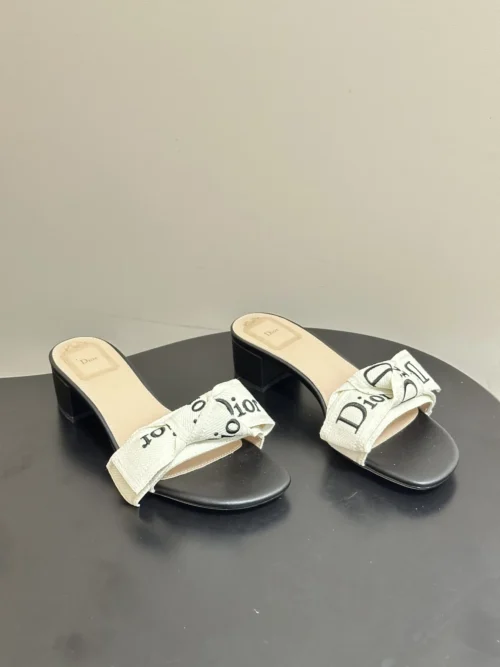 Dior J'Adior Bow-Detail Slides