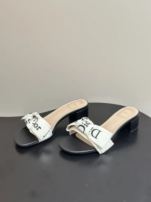 Dior J'Adior Bow-Detail Slides