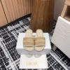 Dior Dway Shearling Slides